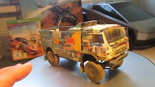 Zvezda 135 KAMAZ 43509 DAKAR Rally Truck Painted [upl. by Bradway972]