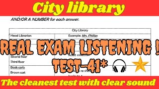 city library ielts listening test with answers [upl. by Dwain]