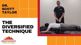 The Diversified Technique Chiropractic Adjustment [upl. by Oiram]