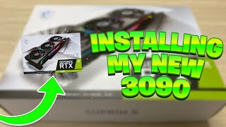 🔴 Live Stream Installing my New MSI 3090 Suprim X  Then Testing it out  Raffle🔴 [upl. by Stacey44]