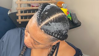 TWO SIMPLE FEEDING BRAIDS REGULAR SPEED [upl. by Carleen]