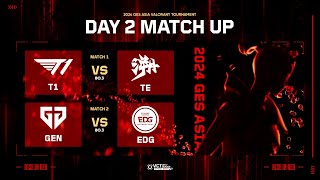 GES ASIA VALORANT TOURNAMENT DAY 2 [upl. by Arreip]