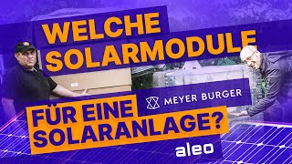 Welche Solarmodule kaufen für die Solaranlage [upl. by Magda]