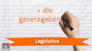 Grundgesetz erklärt Gewaltenteilung Legislative Exekutive Judikative [upl. by Leterg]