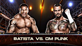 Batista vs CM Punk  WWE WrestleMania  WWE 2K14  Full Match Gameplay  MGR ZONE [upl. by Leopoldeen]