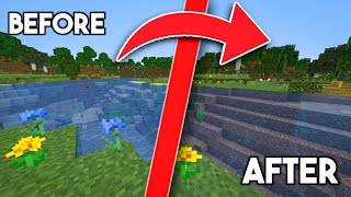 Clear Water Texture pack  Download Tutorial  MINECRAFT [upl. by Leviram]