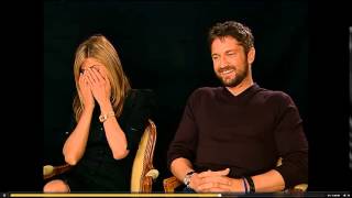 Gerard Butler amp Jennifer Aniston Interview Bounty Hunter [upl. by Novihs]