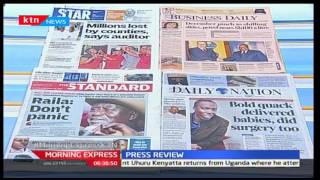 Major headlines on Kenyan newspapers [upl. by Zap100]