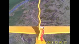 Baildon Moor from Model glider camera [upl. by Merna425]