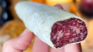 Saucisson Fait Maison  SANS BOYAUX  Recette Rapide à Faire  Idée Apéritif [upl. by Ailyt37]