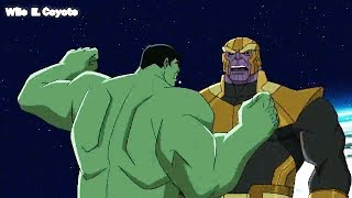 Hulk vs Thanos ♦ Los Vengadores Unidos T02E13 ♦ Español Latino [upl. by Ahtibat]