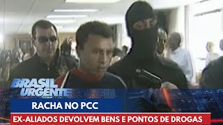 Racha no PCC Exaliados devolvem bens e pontos de drogas  Brasil Urgente [upl. by Einal]