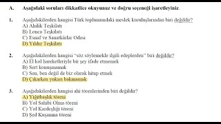 9 sınıf Mesleki Gelişim  Ahilik Değerlendirme soruları cevapları sınav soruları konu anlatımı [upl. by Edahc]