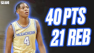 BEST PLAYER IN HS 🤬🔥 Rutgers Commit Ace Bailey DROPS 40 amp 21 vs Kentucky Commit Billy Richmond 🚨 [upl. by Zaria]