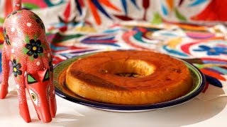 Rezept Flan napolitano Mexikanische Crème Caramel selber machen [upl. by Annayar439]