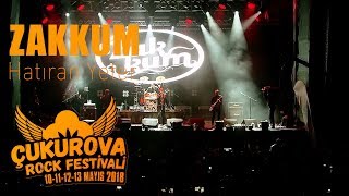 Zakkum  Hatıran Yeter  Çukurova Rock Festivali 2018 [upl. by Eecrad]