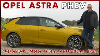 Opel Astra Hybrid  Besser als VW Golf und Ford Focus PHEV  Test Daten Motor Review Deutsch 2022 [upl. by Blinni]