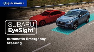 Subaru EyeSight  Automatic Emergency Steering 2023 [upl. by Menendez]