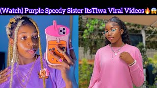 Purple Speedy Sister Tiwa PicNic Party 😂💜 purplespeedy purplespeedysister [upl. by Nnoved]