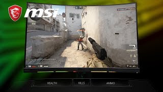 MSI Optix MPG series CSGO Gameplay video  Gaming Monitor  MSI [upl. by Daffodil281]