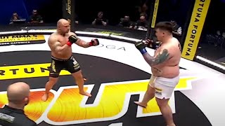 PIOTR quotBESTIAquot PIECHOWIAK vs ZTROLOWANY CLOUT MMA 4 [upl. by Ahpla302]