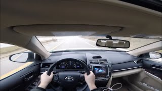 POV Drive 2013 Toyota Camry XLE V6 [upl. by Senecal921]