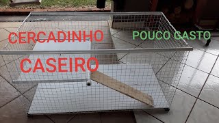 Como fazer cercado para porquinhos da Índia  Melhorias [upl. by Ahsyia]