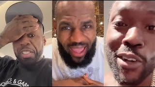 Rappers amp Celebs Reacts To Trump Winning Election 50 Cent Lebron James Meek Mill amp More [upl. by Lahcear]