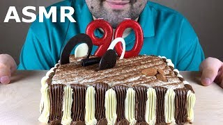 ASMR TIRAMISU CAKE Thanks for 90K Subs Dessert Eating Show Mukbang NO TALKING [upl. by Olecram]