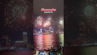 National Day Fireworks frin Hong Kong 🇭🇰 travel fireworks 75thanniversary [upl. by Fielding]