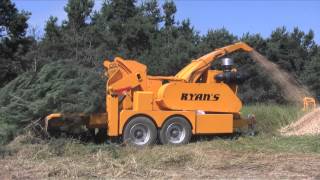 Ryans Equipment BioChip20 Wood Chipper [upl. by Beverlee548]