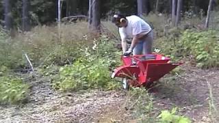 MTD 5HP Chipper  Shredder in action [upl. by Henriques599]