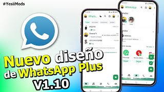 Nuevo WhatsApp Plus de YesiiMods V110 para Android  Nuevo Diseño [upl. by Bass]