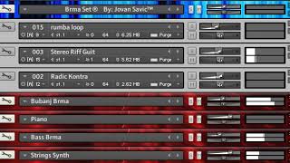 Brma Set za Kontakt 5Yamaha PSR [upl. by Gass]