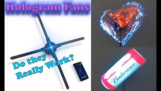 Tech Time 3D Hologram Fan Projector Are these things any good [upl. by Herrah235]