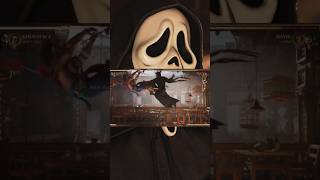 Ghostface Hackn Slash Combo ghostface mortalkombat1 mk1 shorts [upl. by Eelamme]