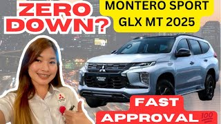 montero sport glx  ZERO DOWN PAYMENT 🤩 mitsubishi  NAG UPGRADE SI MONTERO GLX 😍 [upl. by Coy]