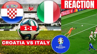 Croatia vs Italy 11 Live Stream Euro 2024 Football Match Today Score Commentary Highlights en Vivo [upl. by Eiramannod]