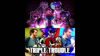 FNF  Demonic Decimators  Triple Trouble Mashup Fun Gang  Metal [upl. by Alleinad674]