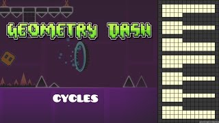 Geometry Dash  Cycles Piano Cover [upl. by Jan66]