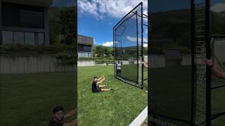 Worlds Biggest Trampoline Vs Biggest Slingshot [upl. by Amathiste]