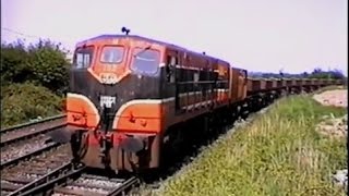 Irish Rail 181 Class 192  Boyne Road to Drogheda ballast [upl. by Gladys]