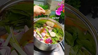 chicken amp vegetable stock recipe  chicken with veggie soup [upl. by Macri526]