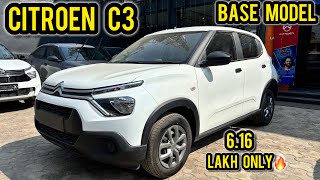 2024 Citroen C3 Base Model Review ✅  Worth buying over Swift [upl. by Gombach398]