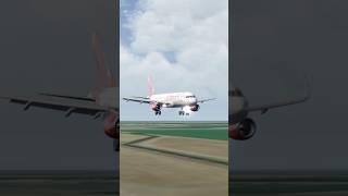 avianca aterrizando en madridspain airbus320 yoytubeshorts microsoftflightsimulator [upl. by Skipton957]