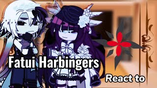 ✧Fatui Harbingers react to ArlecchinoGacha Club Genshin impactFMC🫧Part 1 [upl. by Tenneb490]