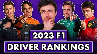 Our 2023 F1 Driver FULL SEASON Rankings 20th  1st [upl. by Stevens780]