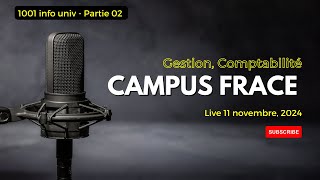 Campus France  Choix des universités pour le domaine de gestion comptabilité et management [upl. by Aikemet]