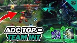 THIS IS WHAT HAPPENS WHEN YOU PICK ADC TOP 🤣 Vayne Wild Rift Gameplay [upl. by Gautier750]