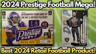 Case Hit Hunting 2024 Panini Prestige NFL Mega Box Best 2024 Football Retail Product Available [upl. by Ecnahs]